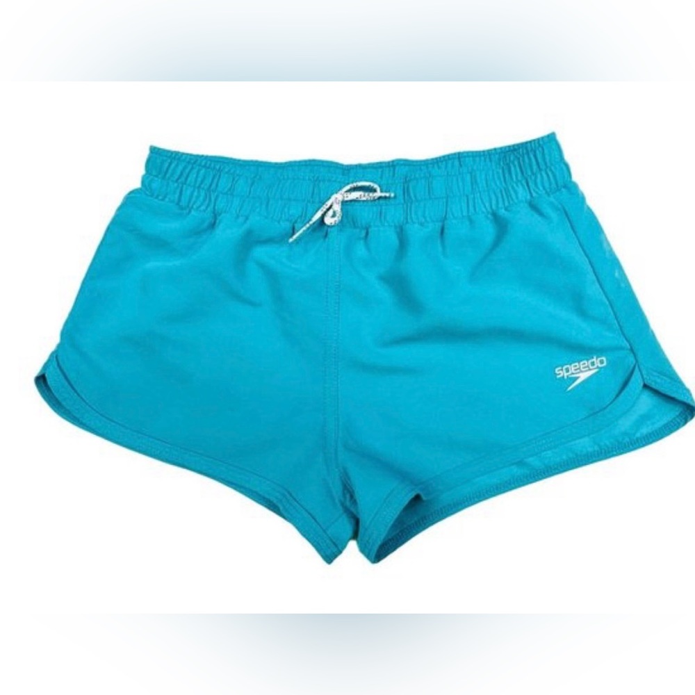 Girls Speedo teal shorts